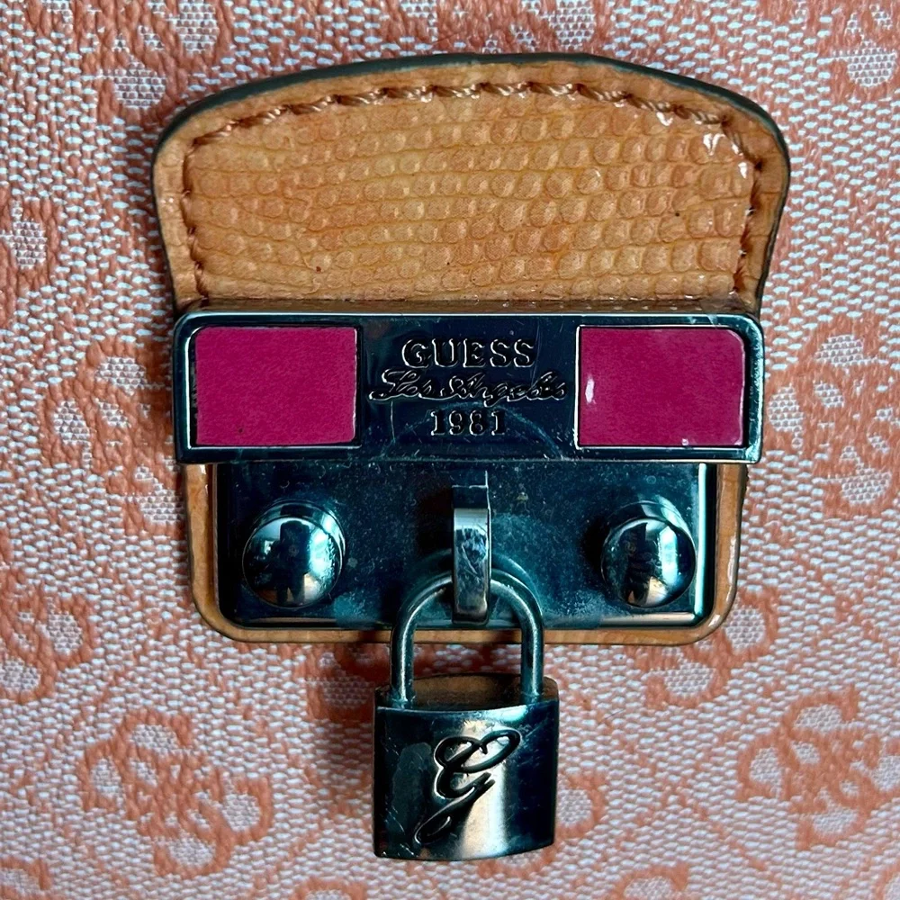 Guess Los Angeles Orange Crossbody Bag - Picture 3 of 6